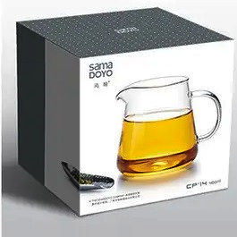 Сервер Samadoyo 400 мл из боросиликатного стекла для кофе и чая, прозрачный