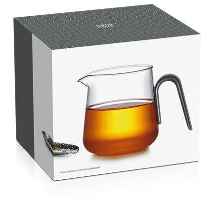 Сервер Samadoyo LV 500 мл для кави і чаю з боросилікатного скла, прозорий