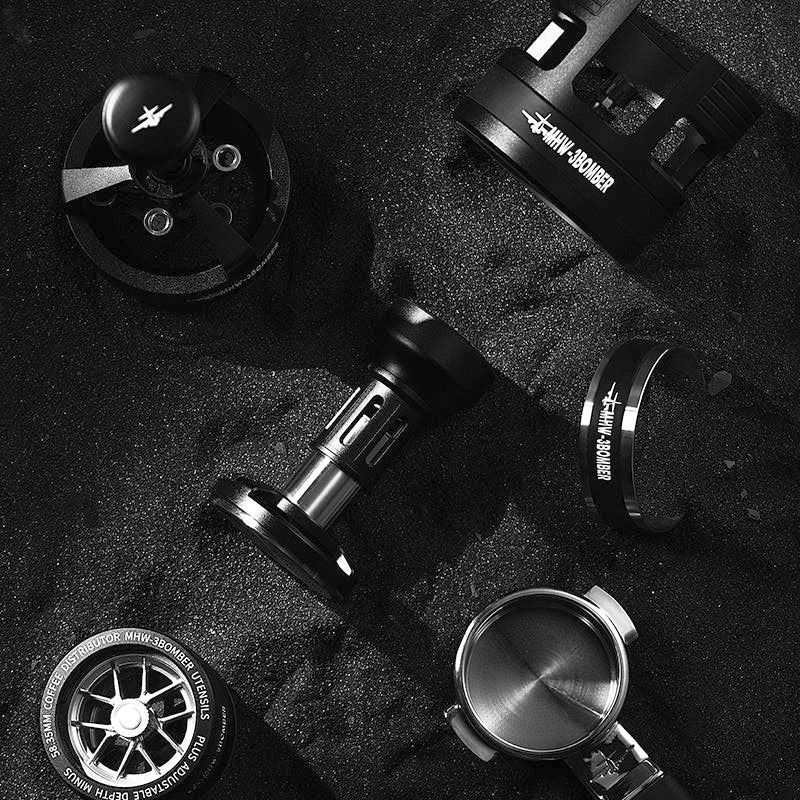 Пуш Темпер MHW-3Bomber 51 мм Рифлёный Динамометрический для Эспрессо YU Series