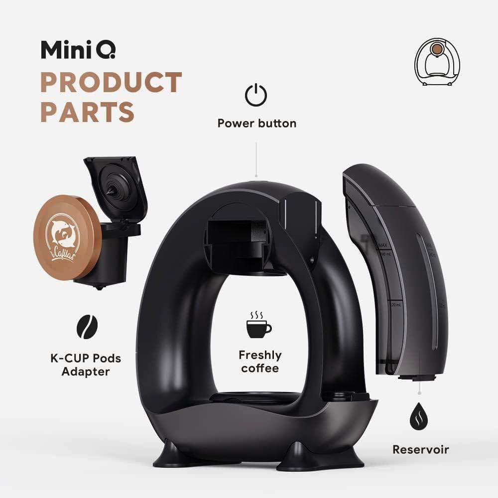 Адаптер K-Cup для MiniQ от Icafilas, цвет в ассортименте, подходит для капсульных кофе-машин