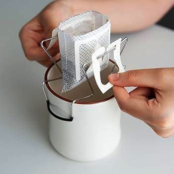 Подставка для дрип-пакетов Dripper Baskets, нержавеющая сталь, для чашек 7-9 см, высота 12 см