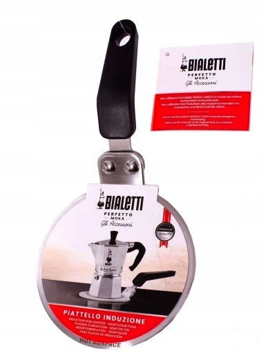 Адаптер Bialetti Induction для індукційної плити 13 см, сталевий, підходить для гейзерних кавоварок