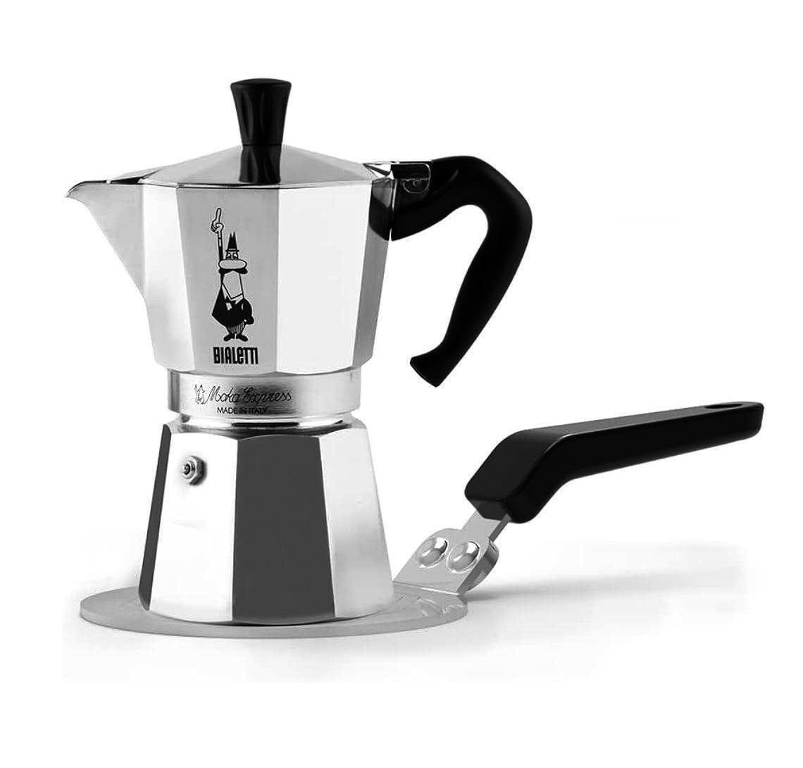 Адаптер Bialetti Induction для індукційної плити 13 см, сталевий, підходить для гейзерних кавоварок