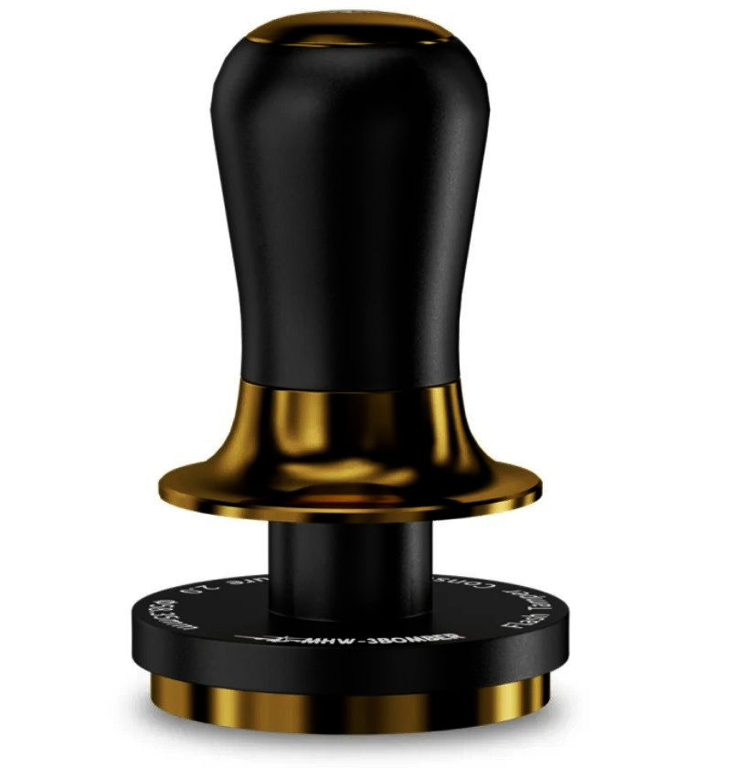 Пуш Темпер MHW-3Bomber 58.35мм Gold Динамометрический 30lbs Рифленый для баристов