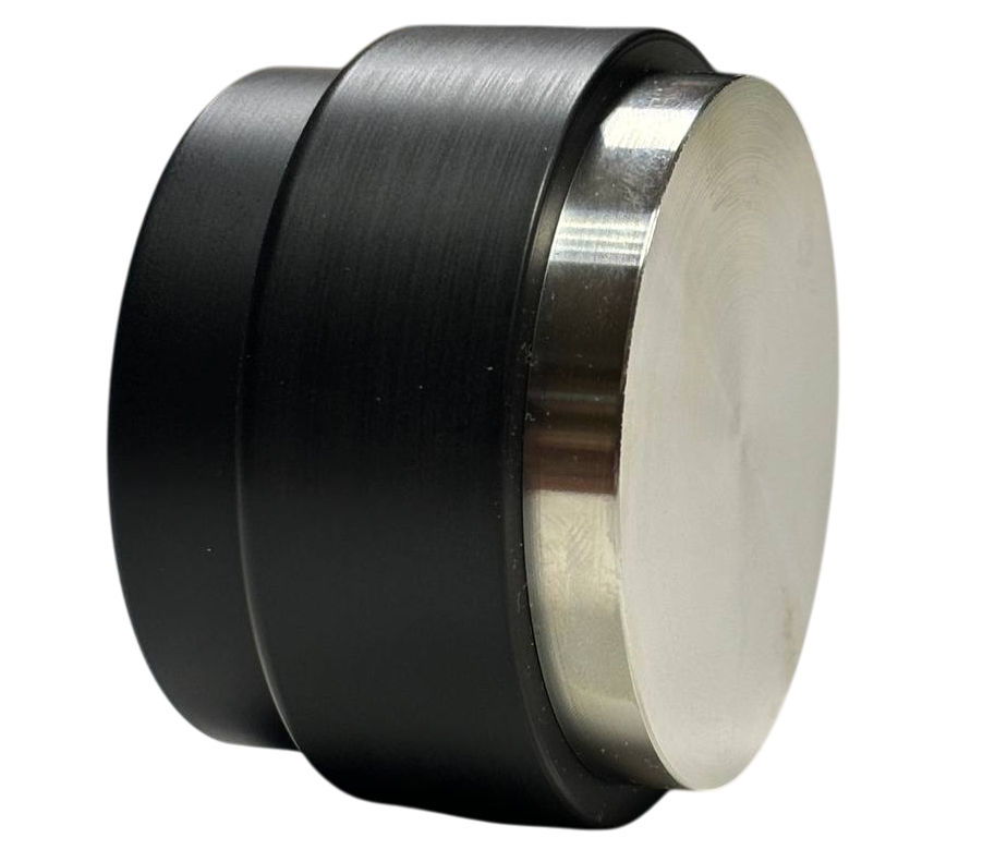 Пуш Темпер VD Spring 58 мм для кофе с пружиной, черный, пластик и нержавеющая сталь