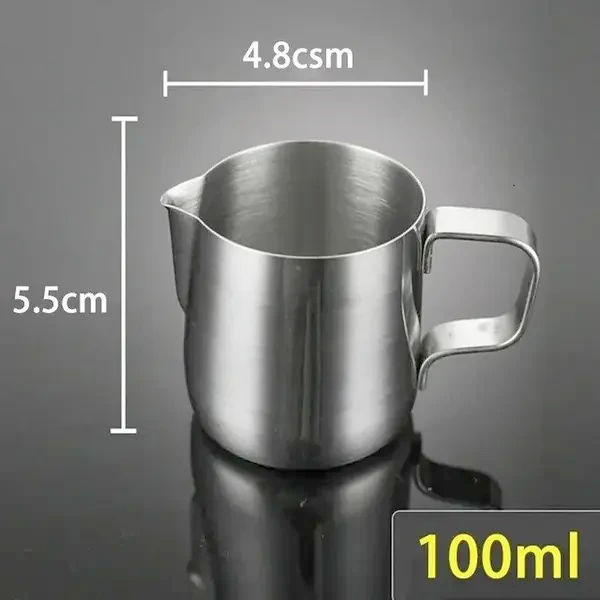 Джаг 100 мл для еспресо з нержавіючої сталі, сливочник Jug Coffee Maker з носиком