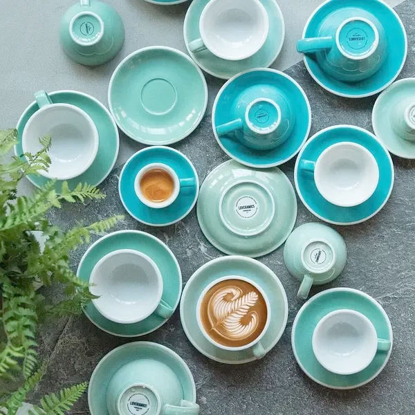 Чашка Loveramics Egg 300 мл з фарфору, товсті стінки, температурне утримання, Teal