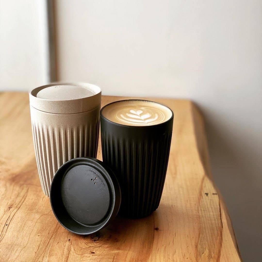 Термочашка HuskeeCup 355 мл з переробленого матеріалу, BPA-free, стильний дизайн