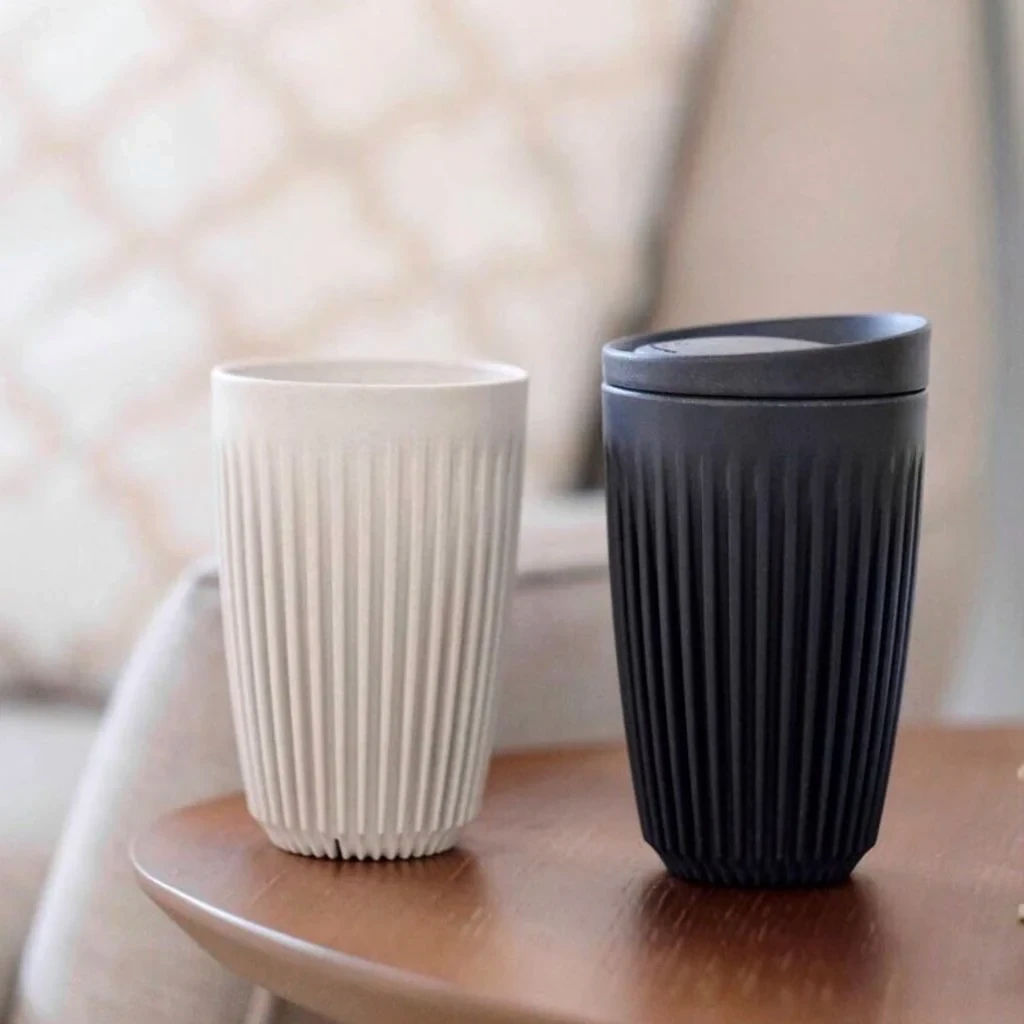 Термочашка HuskeeCup 355 мл з переробленого матеріалу, BPA-free, стильний дизайн
