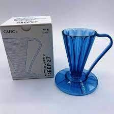 Пуровер Cafec Deep 27 Tritan Flower Dripper для 1 чашки, 27° кут, Японія