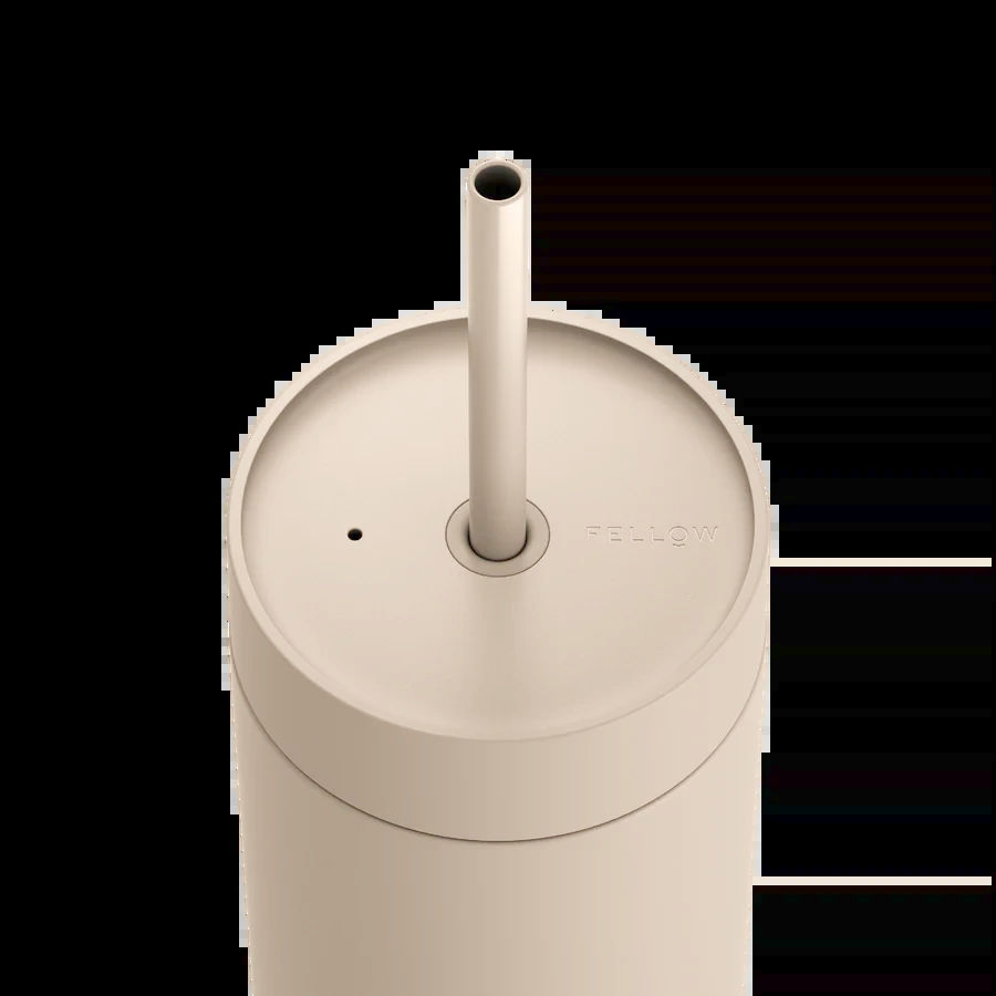 Термос-чашка Fellow Carter Move Mug 475 мл, 3 в 1, нержавіюча сталь, бежевий