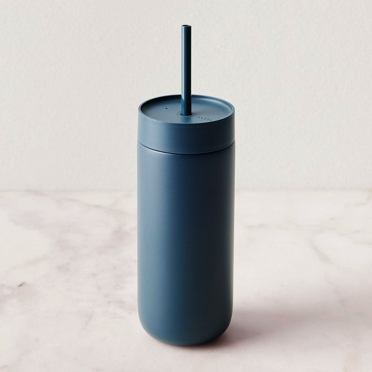 Термос-чашка Fellow Carter Cold 475 мл, нержавіюча сталь, подвійні стінки, BPA-free, синя