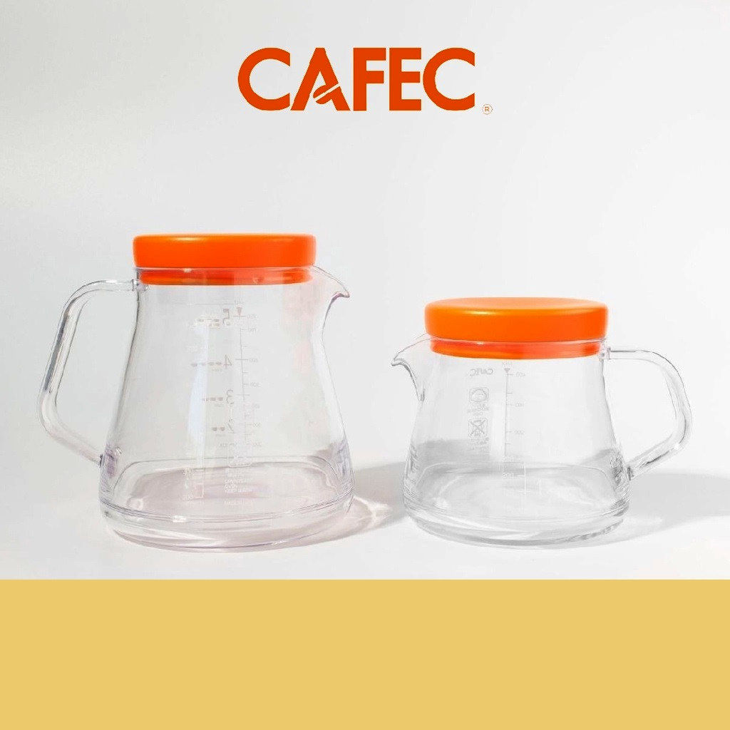 Сервер CAFEC Tritan 400 мл для кави, термостійкий, ударопрочний, стильний, Японія