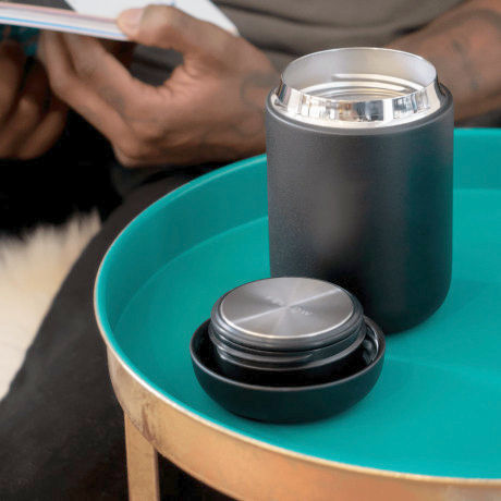 Термос-чашка Fellow Carter Move Mug 355 мл, нержавіюча сталь, керамічне покриття, чорний