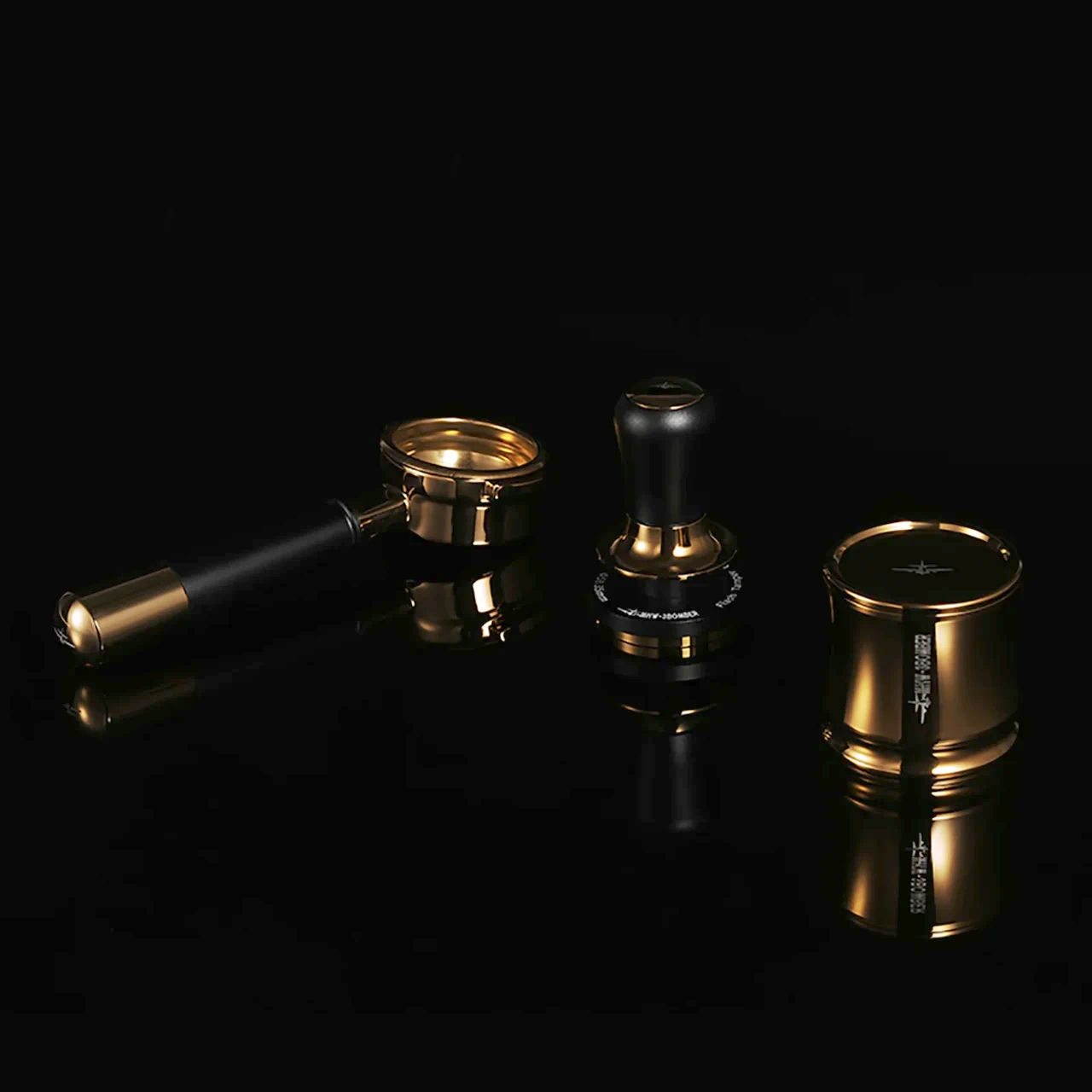 Пуш Темпер MHW-3Bomber 58.35мм Динамометрический для Эспрессо Silver Black