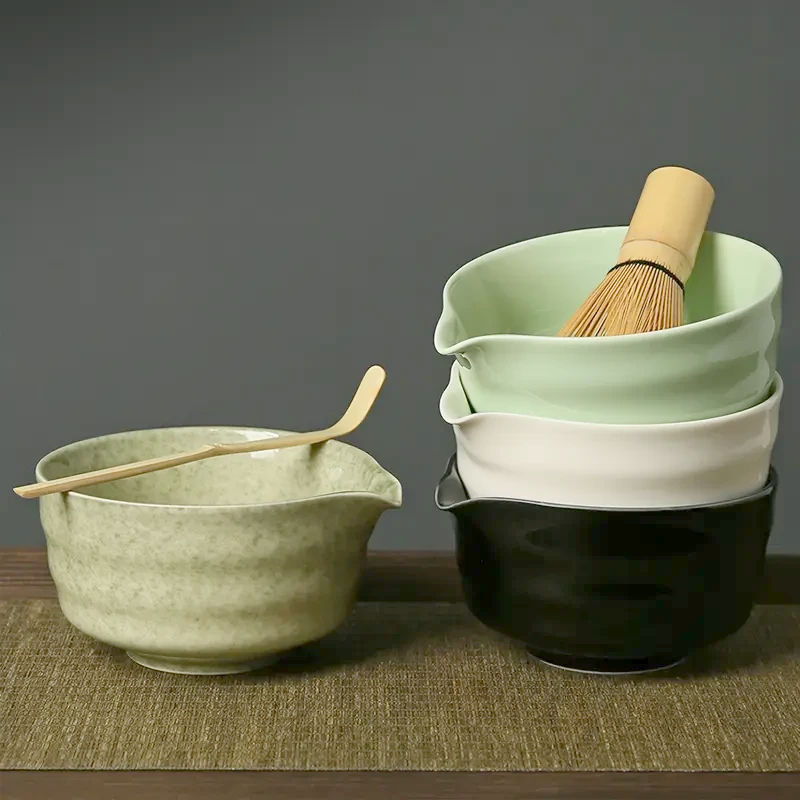 Набір Amaranth Wave4 Katakuchi для матчу: чаван, вінчик, ложечка, підставка, 4 предмета