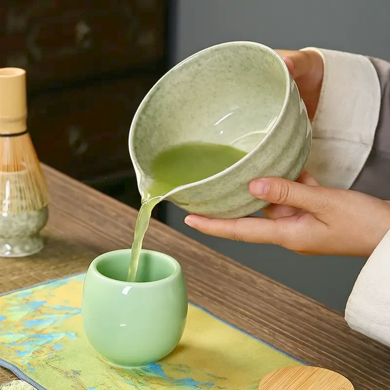 Набір Amaranth Wave4 Katakuchi для матчу: чаван, вінчик, ложечка, підставка, 4 предмета