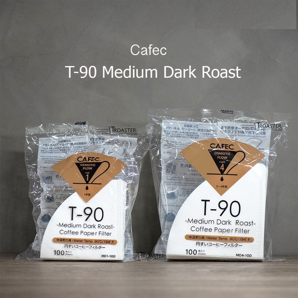 Фільтри Cafec Medium Dark Roast T-90 Cup1 100 шт для кави середньої і темної обжарки