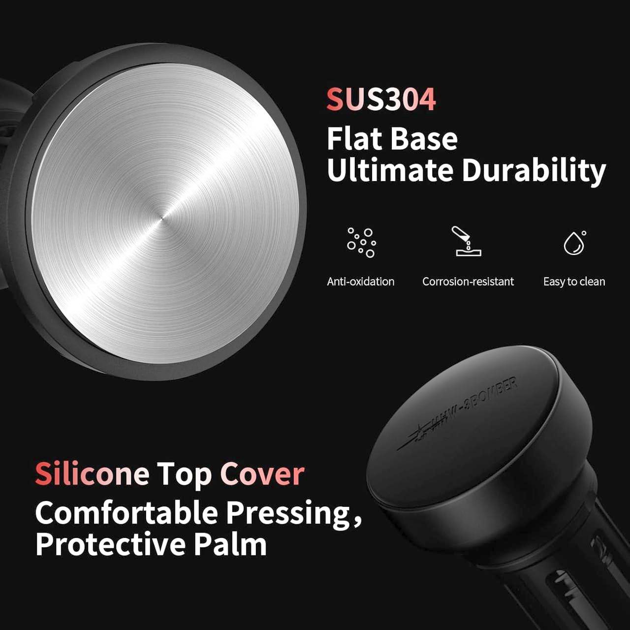 Пуш Темпер MHW-3Bomber 58.35 мм Плоский Динамометрический для Эспрессо YU Series