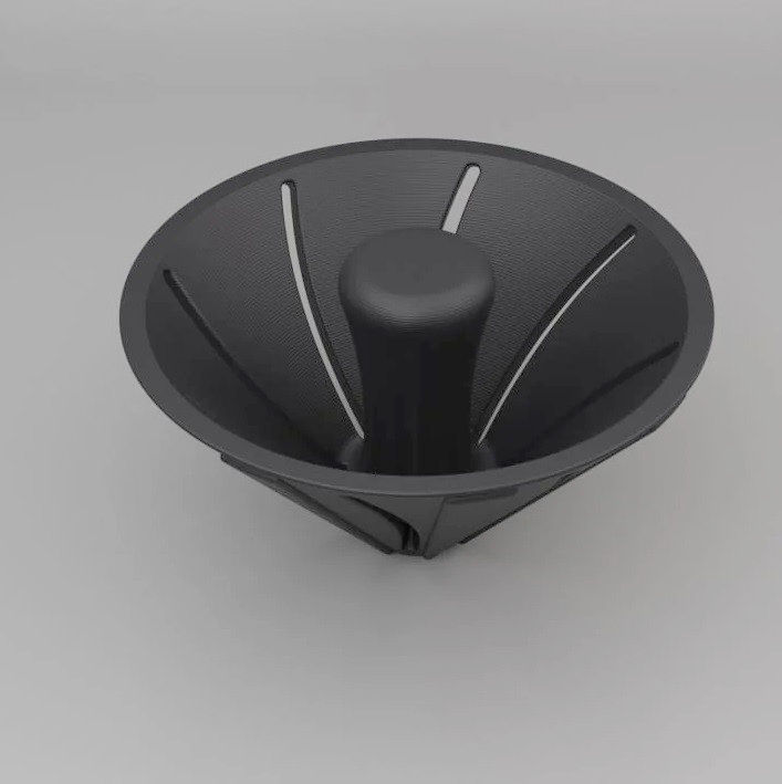 Инструмент The Disputer для настройки фильтров UFO Dripper V2, 80o, 1-3 чашки, 3D печать, PETG