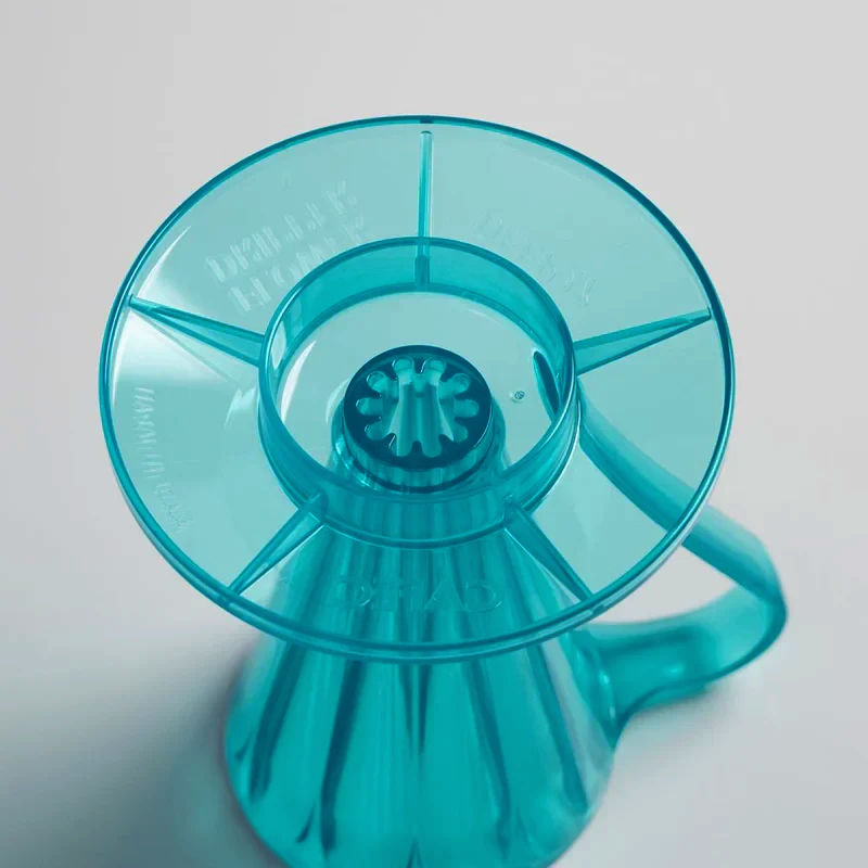 Пуровер Cafec Deep 27 Tritan Flower Dripper, кутовий 27°, для 1 чашки, японський, з фільтрами ABACA+