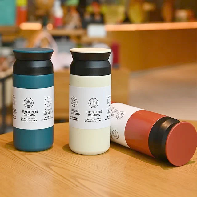 Термочашка Thermal Cup Tumbler 500 мл з вакуумною ізоляцією, нержавіюча сталь, синя