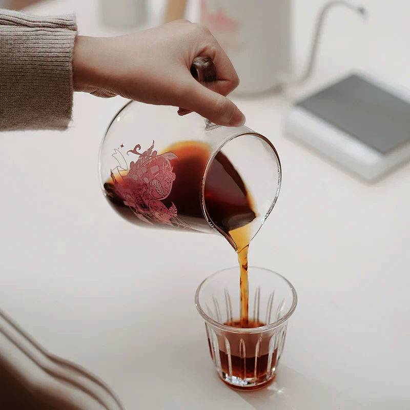 Сервер для кави MHW-3Bomber 500 мл з боросилікатного скла для заварювання та сервірування кави