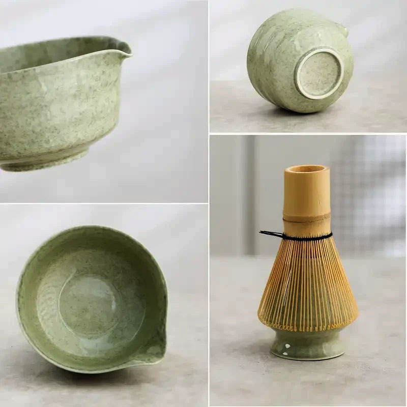 Набір Katakuchi для приготування матча з вінчиком, ситом, підставкою і ложечкою, 6 предметів