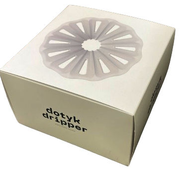 Пуровер Dotyk Dripper 2.0 з держателем Khmara, кераміка, розмір 02, стильний дизайн, 185 г