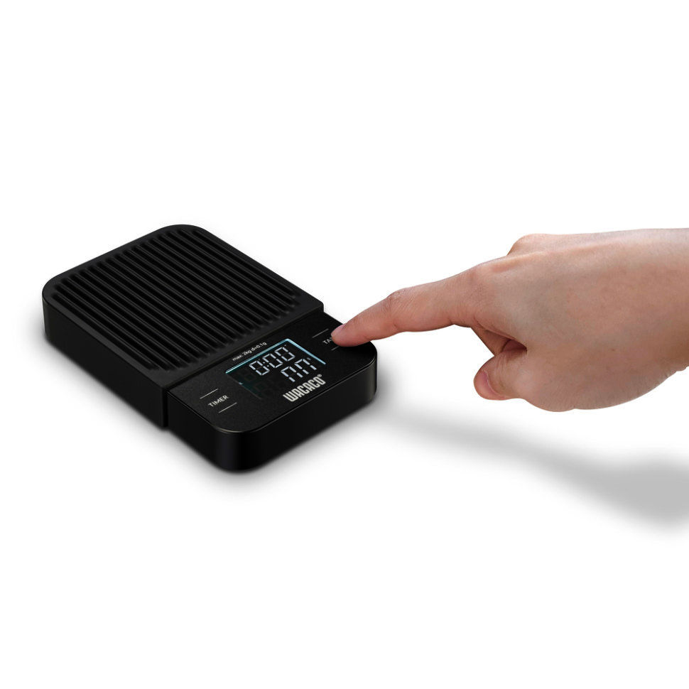 Ваги Wacaco Exagram Scale для кави, точність 0.1 г, макс. навантаження 2 кг, LCD дисплей, таймер