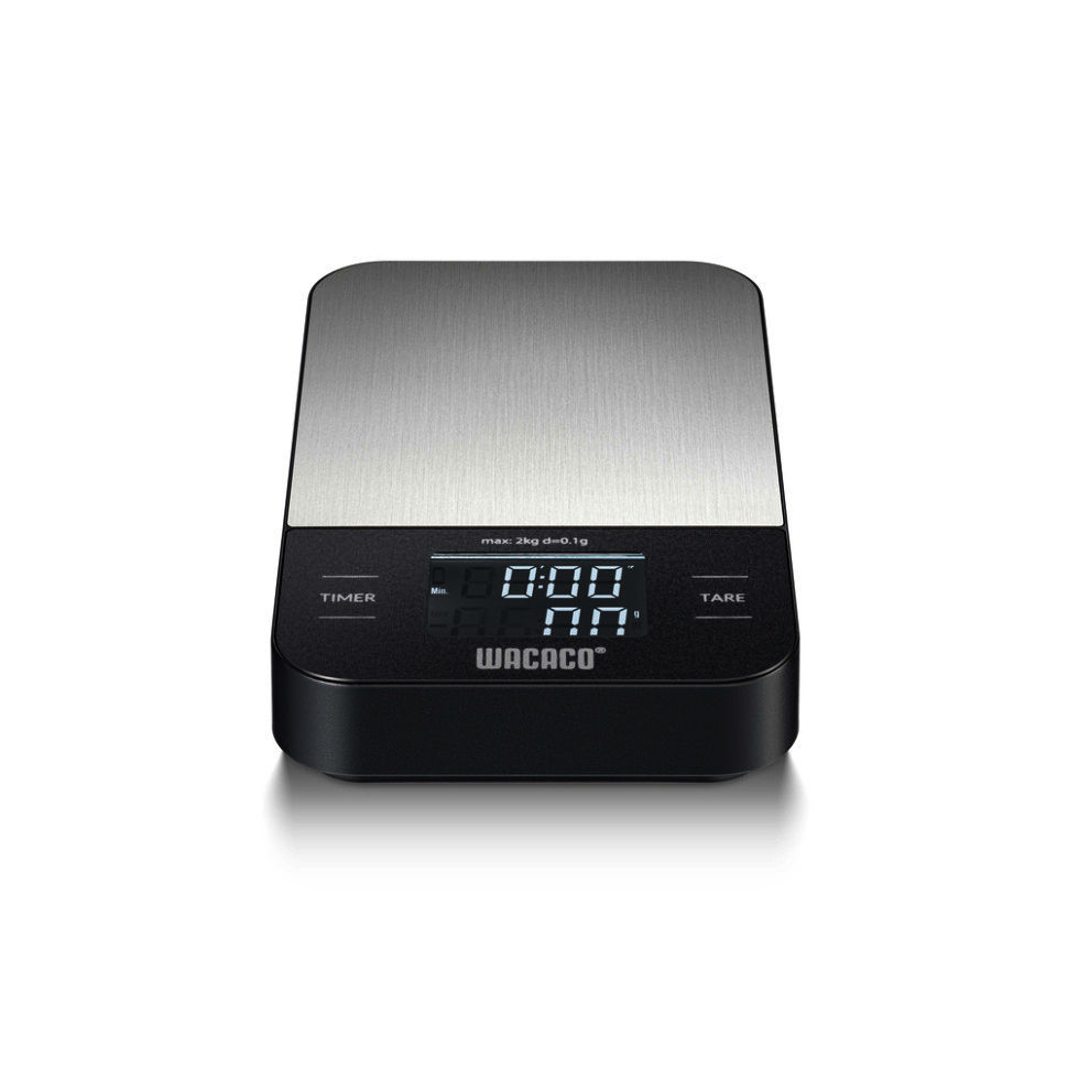 Ваги Wacaco Exagram Scale для кави, точність 0.1 г, макс. навантаження 2 кг, LCD дисплей, таймер
