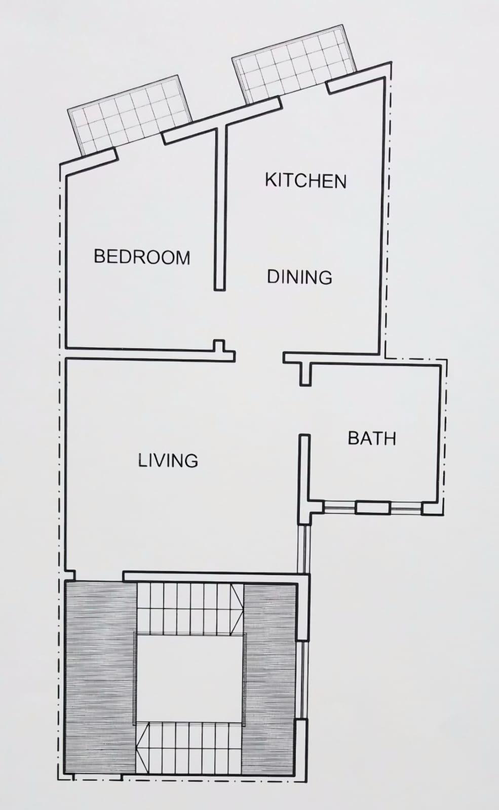 1-Bedroom Apartment for Sale in Cospicua — plan 2