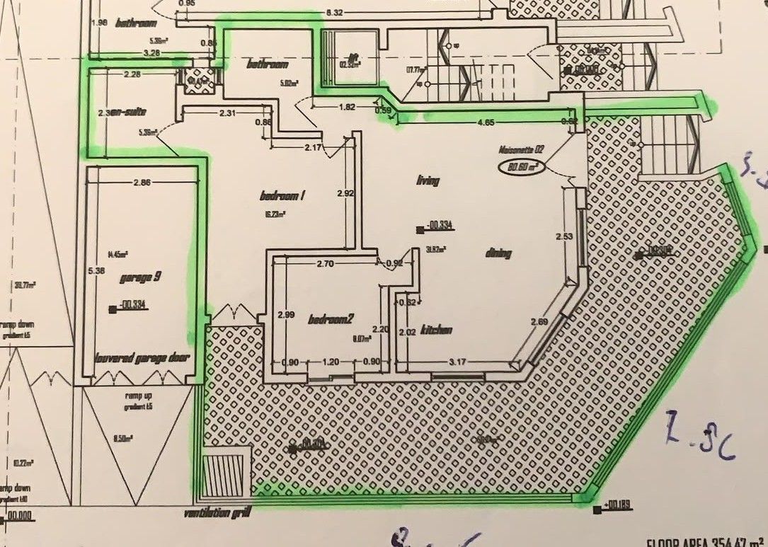 2-Bedroom Maisonette for Rent in Gharghur — plan 1