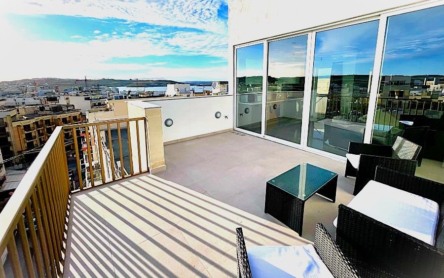 2-Bedroom Penthouse for Rent in St Pauls Bay