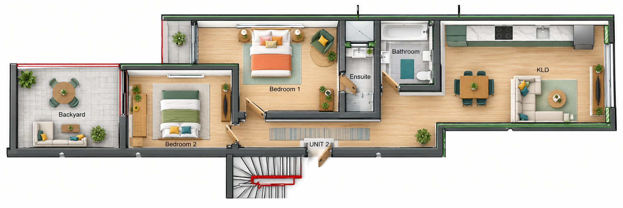 2-Bedroom Apartment for Sale in Marsaskala — plan 1