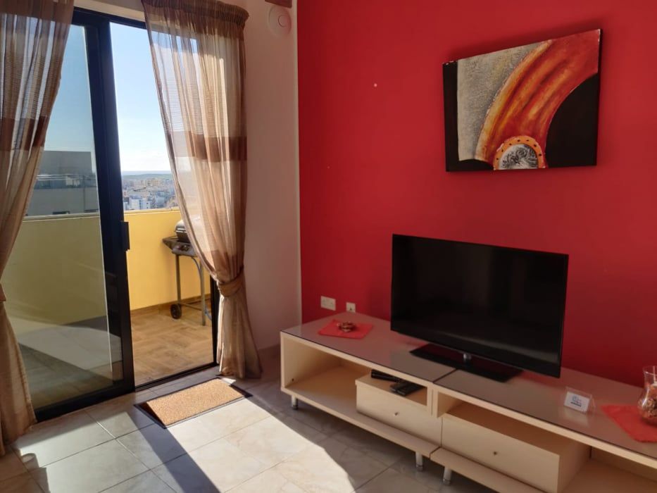 1-Bedroom Penthouse for Rent in Marsaskala