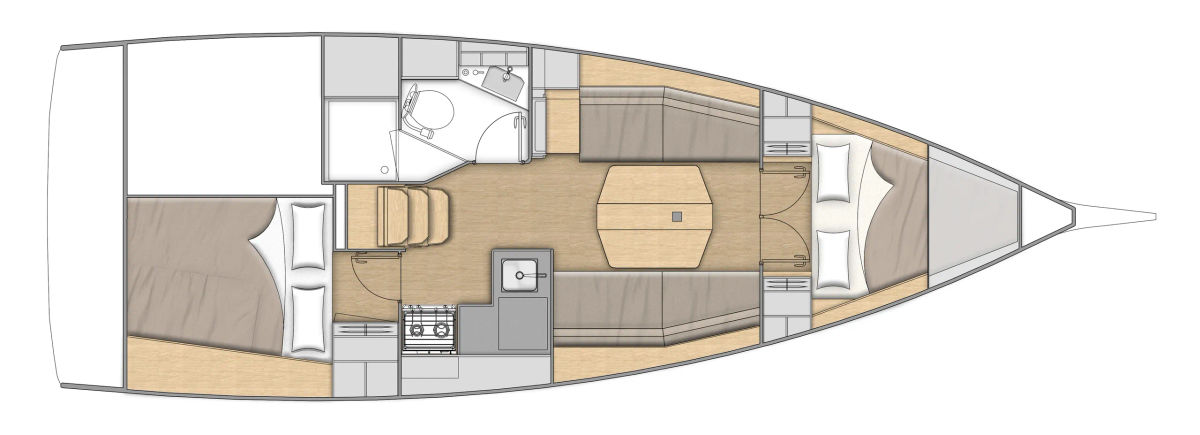 New 2024 Beneteau Monohull 34ft "Bellini" - Marina del Rey CA OC34.1 2c 1t