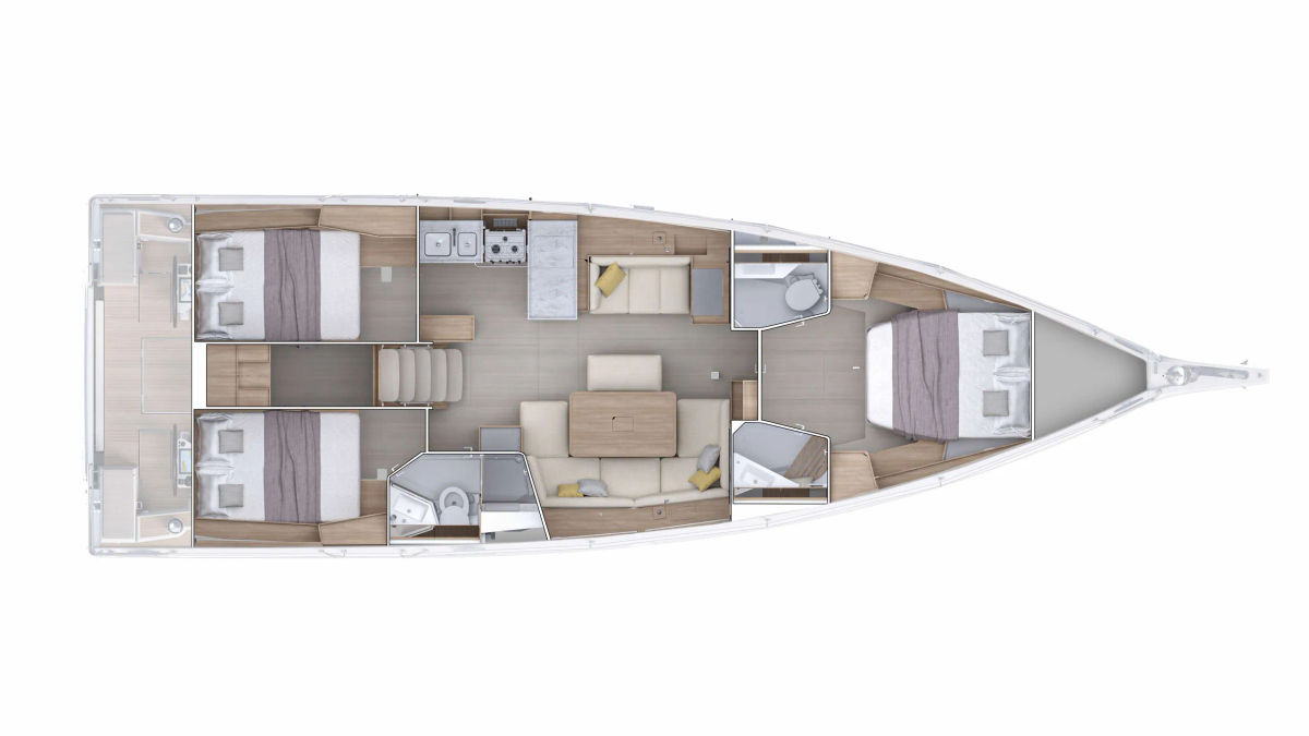 New 2026 Beneteau Monohull 47ft - Marina del Rey CA OC47 1