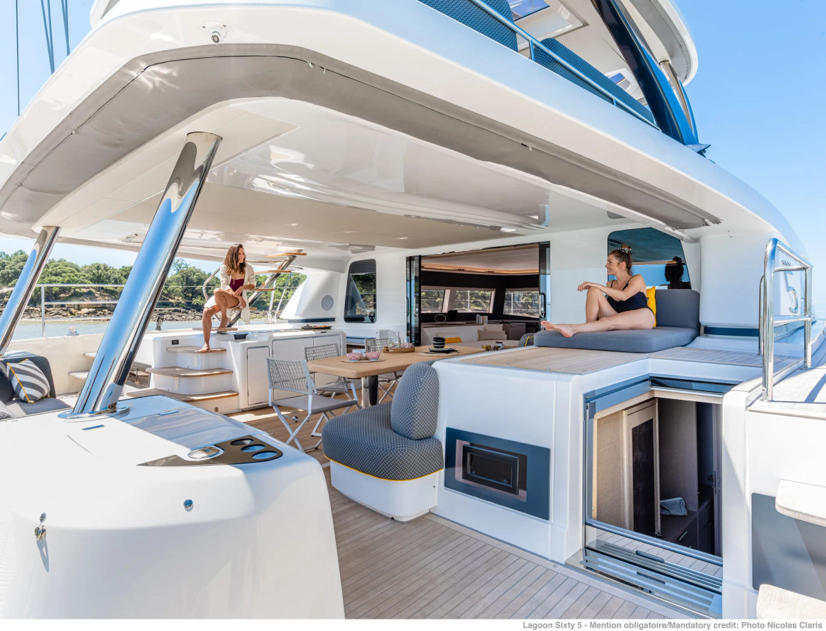 New 2023 Lagoon Multihull 65ft - Marina del Rey CA cockpit lifestyle ncz10750 a3 1