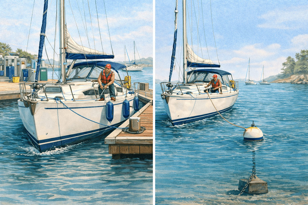 What's the Difference Between Docking and Mooring? cover image What's the Difference Between Docking and Mooring? cover image