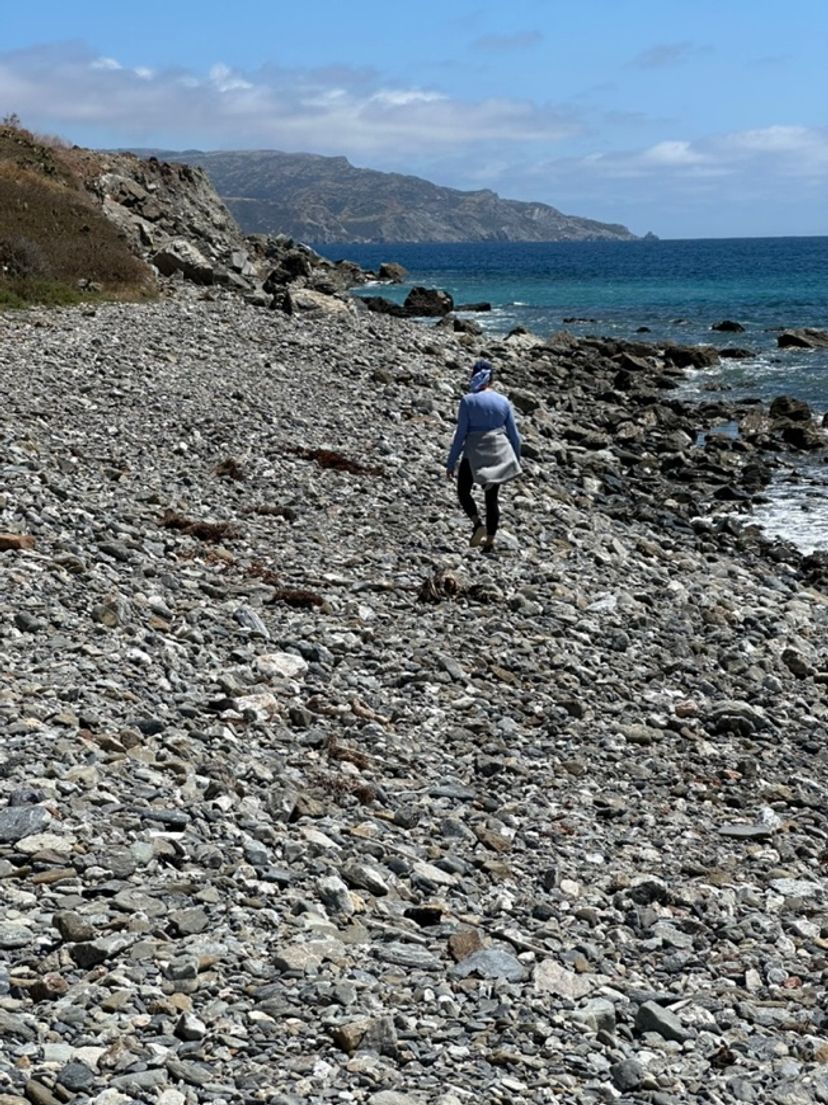 Rocky shoreline hike on Catalina Island