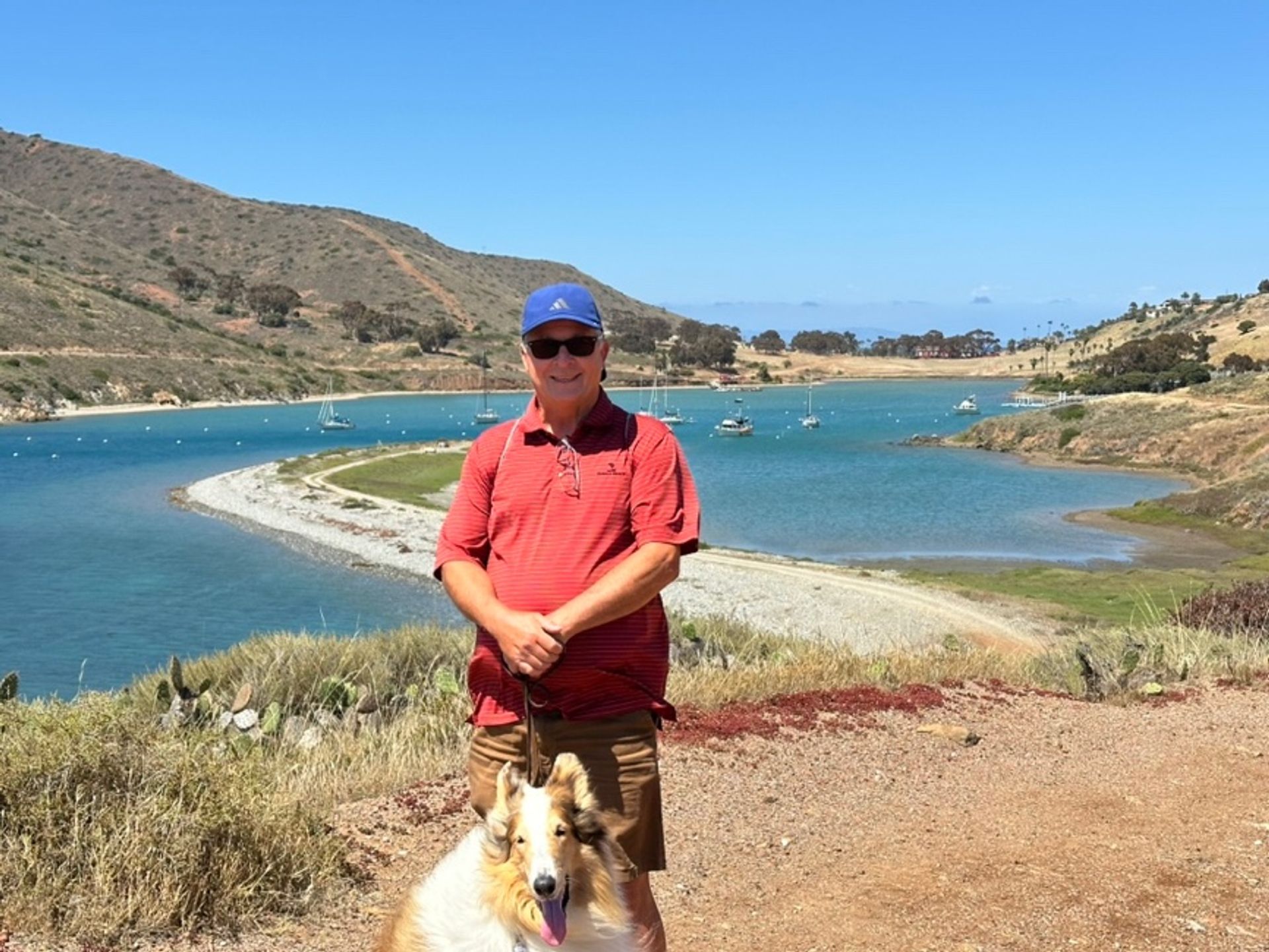 Mark and Clancy at the Isthmus overlook