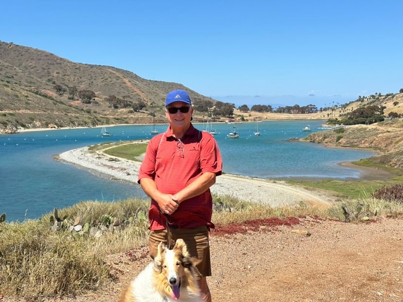 Mark and Clancy at the Isthmus overlook