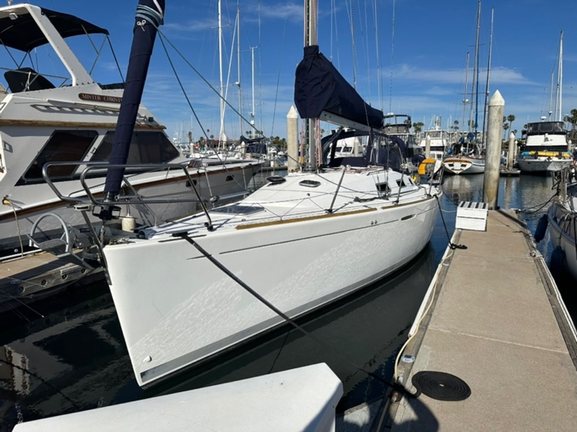 Venteux at the marina dock