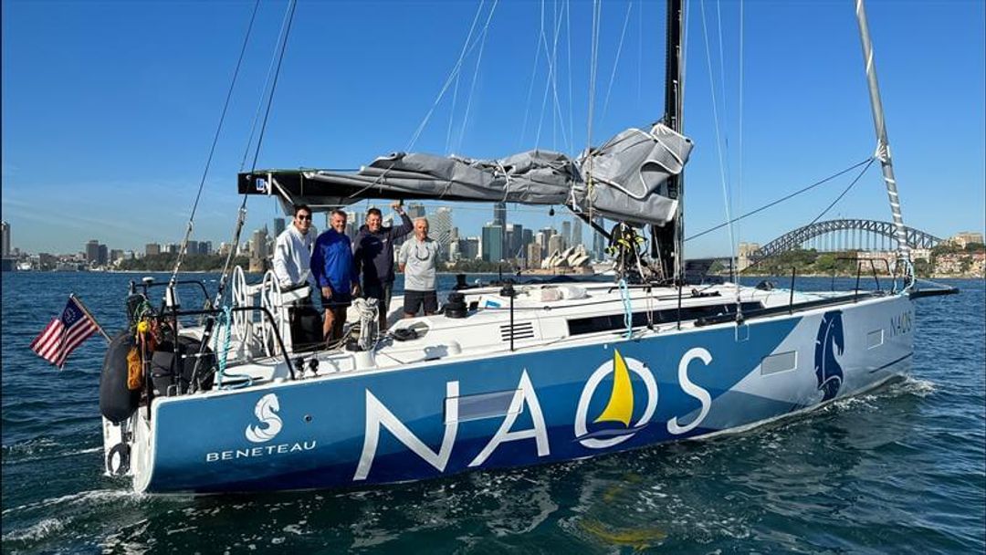The First 44 "Lenny" arrives in Sydney Harbour, Australia and competes in the Beneteau Cup. cover image