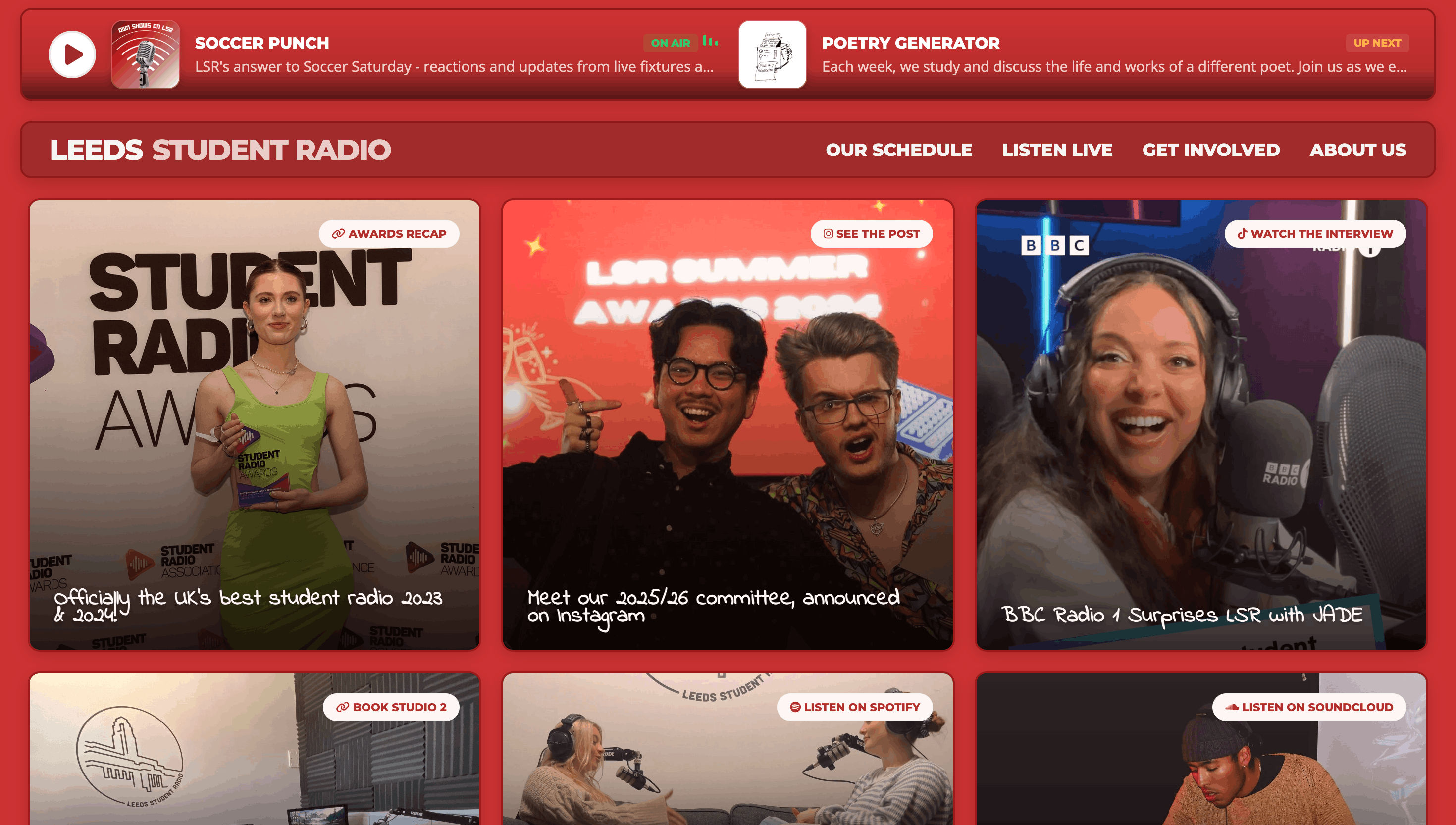 Leeds Student Radio Homepage