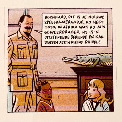 Toto, het tot slaaf gemaakte souvenirtje uit Afrika dat prins Bernhard in 1907 cadeau kreeg van zij…