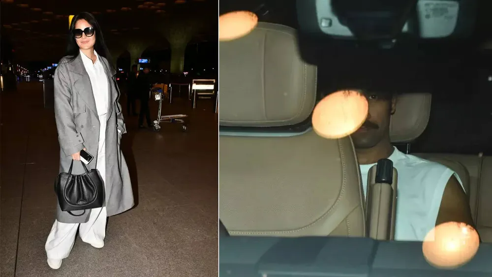 Katrina Kaif Spotted at Mumbai Airport in Chic Style