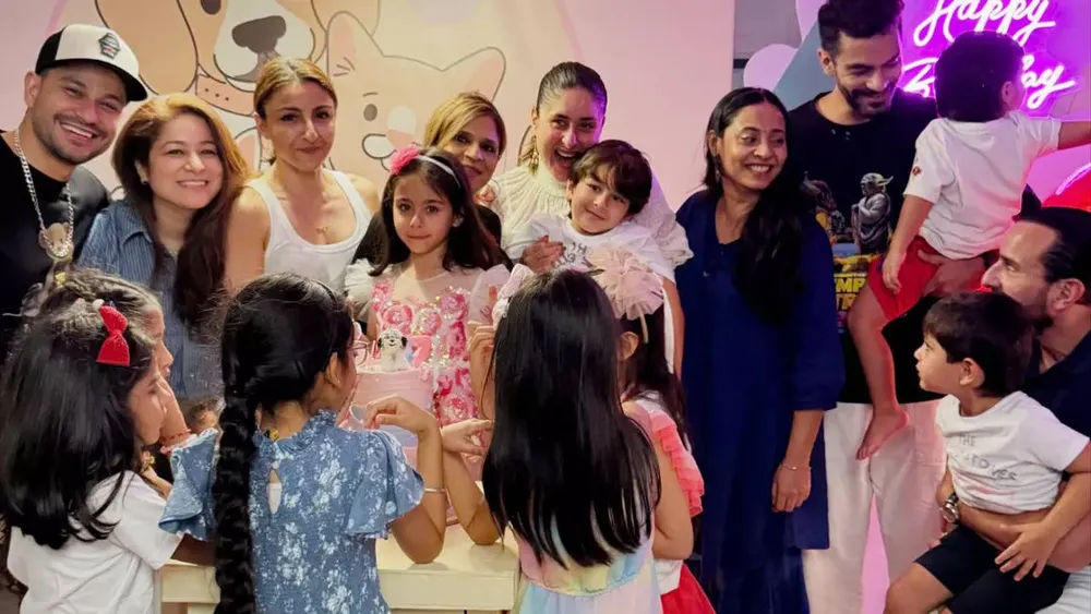 Inaaya Naumi Celebrates Her 7th Birthday with Family and Friends