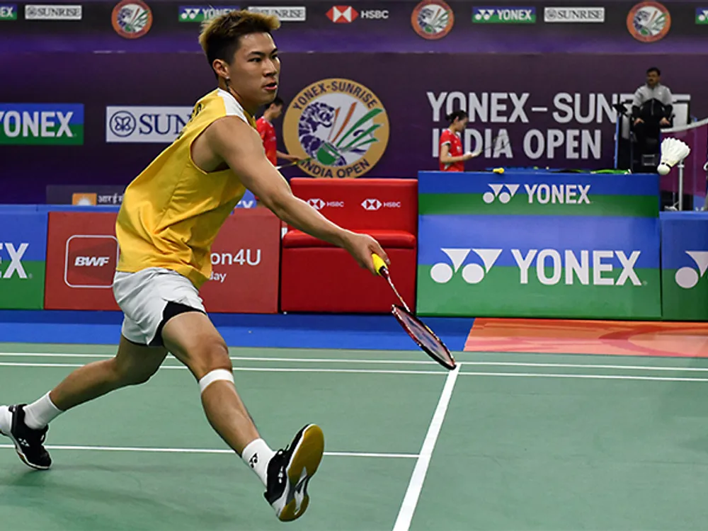 Lee Cheuk Yiu Upsets Defending Champion at India Open 2024 Badminton Tournament